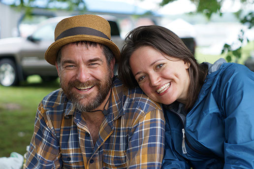 Gina and Jason Dilg at Peaks of Otter | Blue Ridge Parkway Foundation