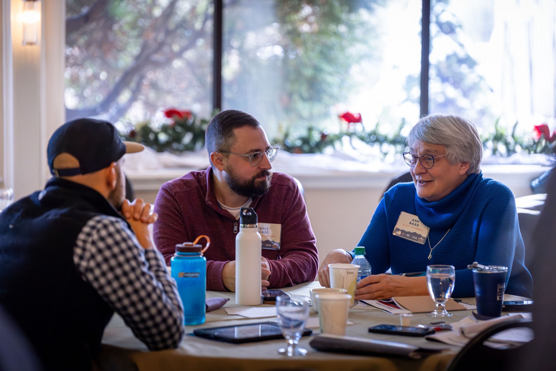 Attendees talk during the 2023 Blue Ridge Rising Two-State Summit.