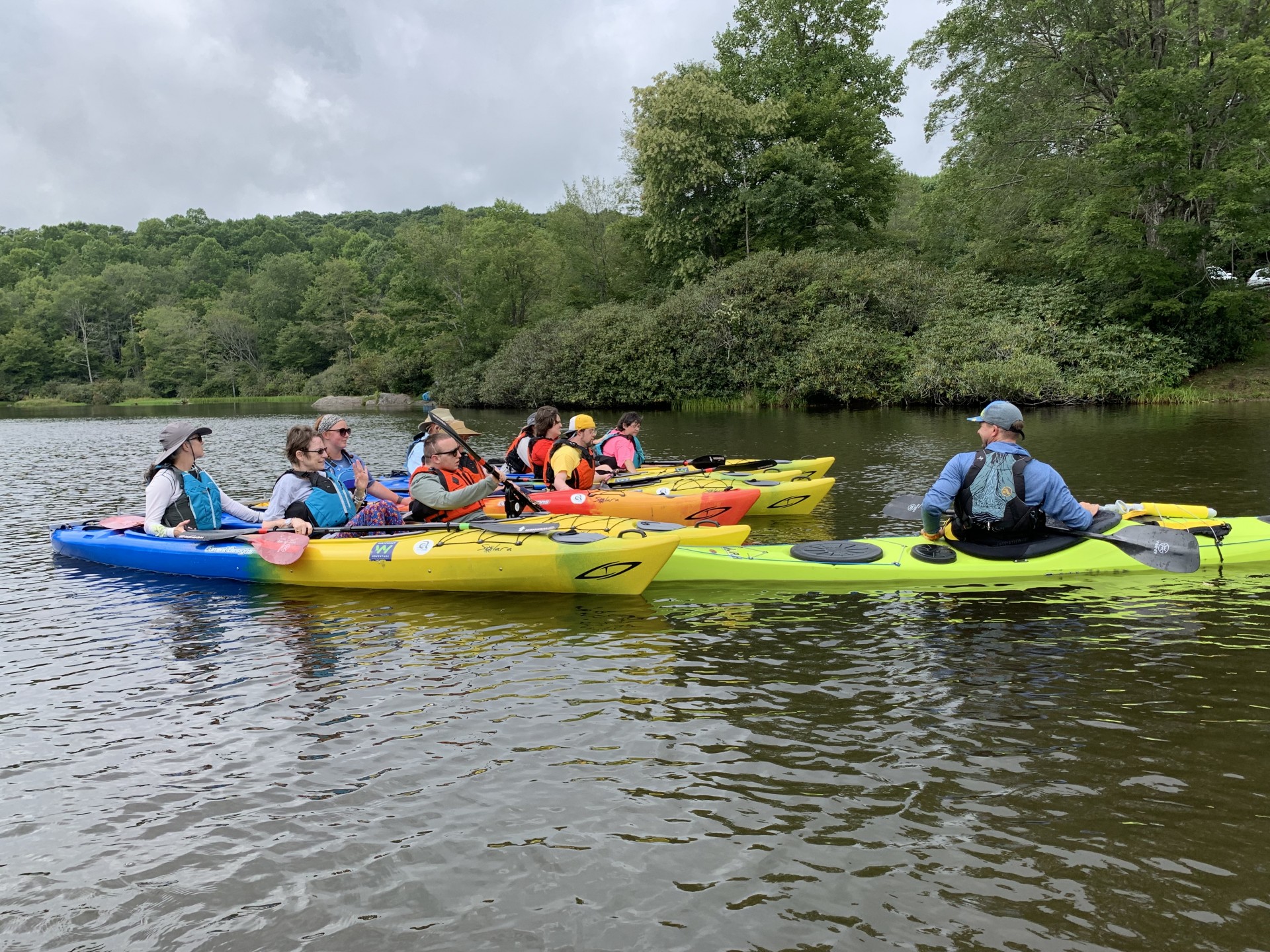 Adaptive kayaking at Price Lake